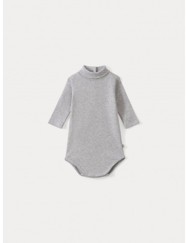 Body à col roulé bébé gris chiné clair Comparez plus de prix