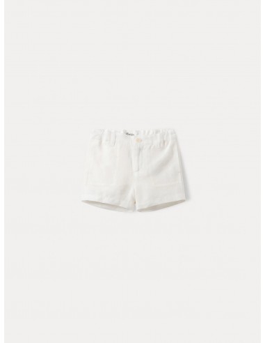 Short Academy blanc lait les muscles