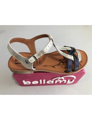 Sandalettes Bellamy tilou marine de votre