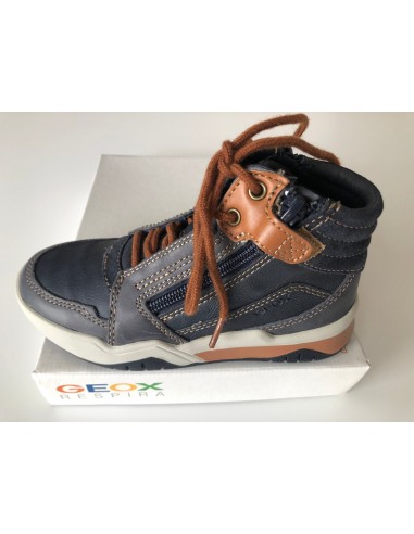 Bottines GEOX J Perth navy brown ouvre sa boutique