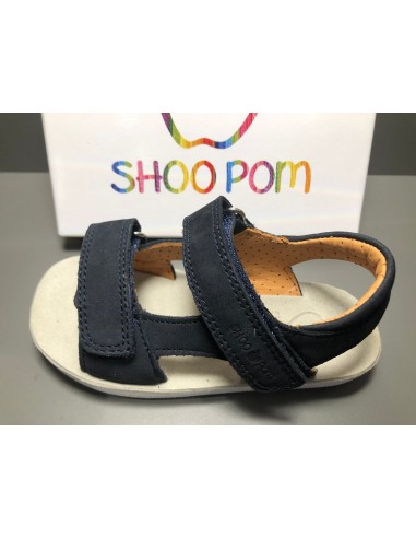 Sandalettes Shoo pom Goa boy scratch navy offre 