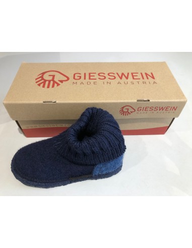 Chaussons souples Giesswein ocean Kramsach navy commande en ligne