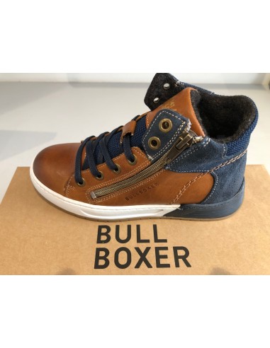 Bottines Bullboxer tan cognac la colonne vertébrale