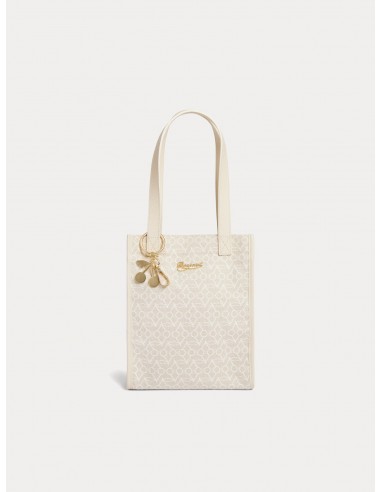 Sac cabas Ghislene beige pas cher