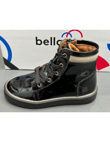 Bottines Bellamy 341001 lessy vernis noir pas cher chine