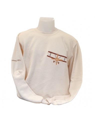 Sweat-Shirt écru - Broderie Avion online