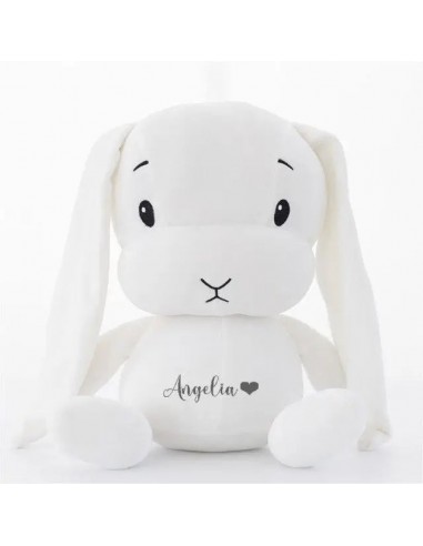 Adorable lapin doux avec de longues oreilles solde