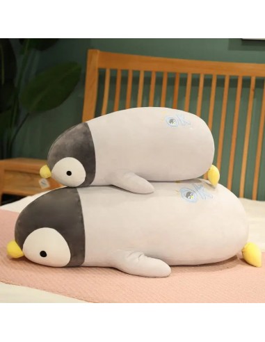 Coussin oreiller peluche pingouin acheter