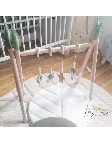 Arche de jeux pour bébé style Nordique bois et feutrine 2 - 3 jours ouvrés.