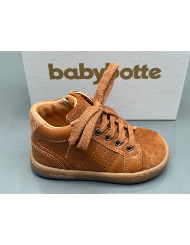 Bottines Babybotte 5076B038 4 favori zip texano cognac de votre