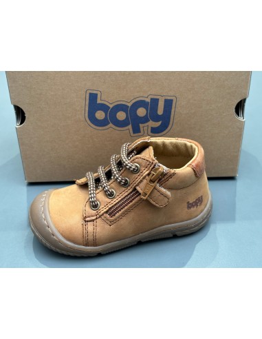 Bottines bopy jejoc cognac foncé de technologie