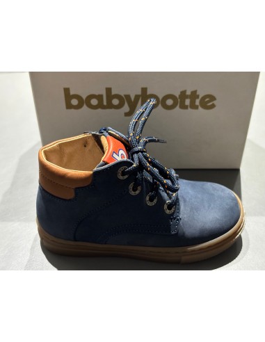 Bottines Babybotte 1156B402 Archie bleu soldes