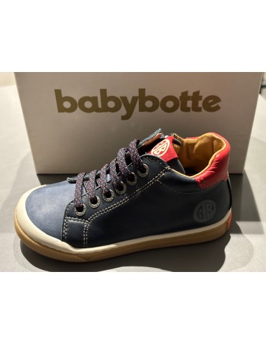 Bottines Babybotte 1232B902 Adan bleu de France