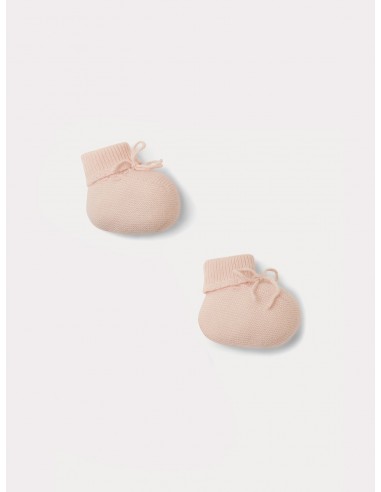 Chaussons en cachemire bébé rose pâle Le MVP de beaucoup